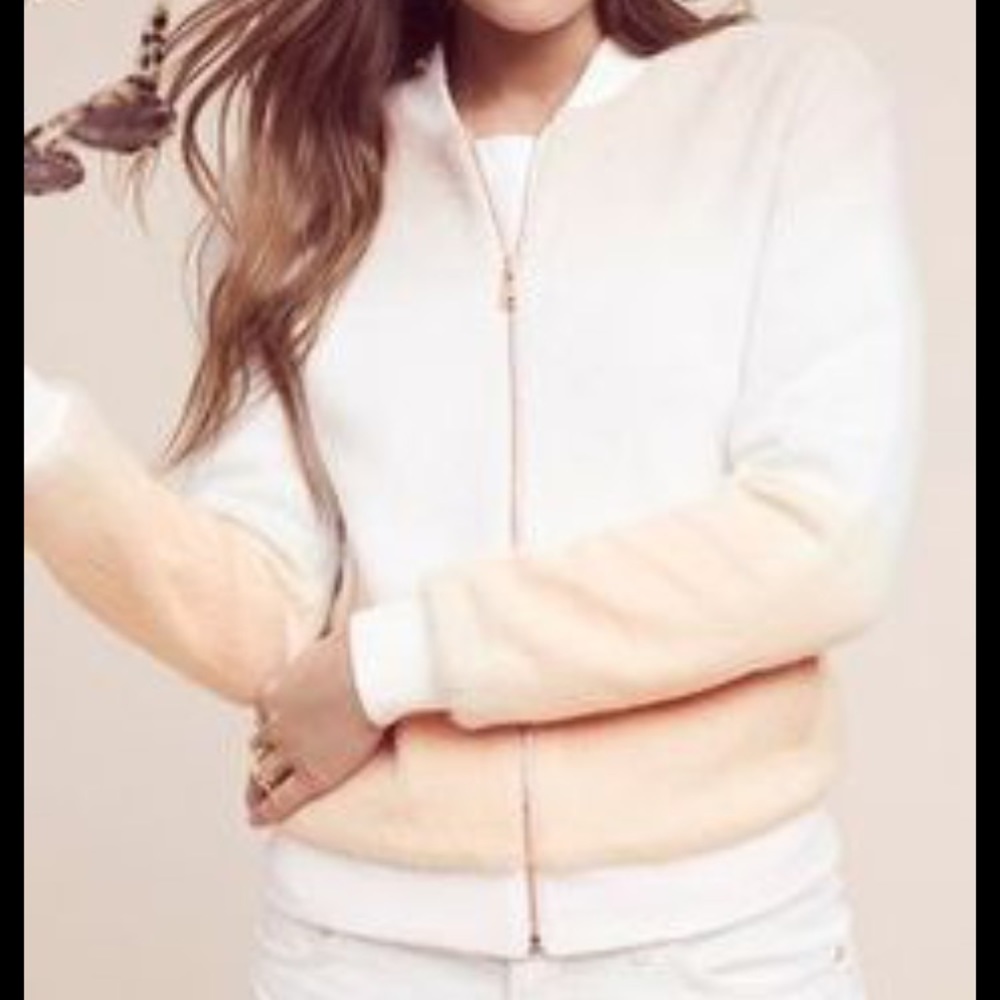 Paper crown bomber jacket from Anthropologie